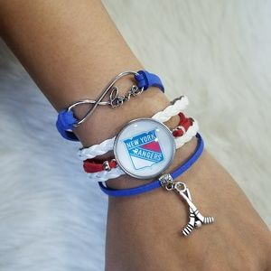 New York Rangers Fan Bracelet